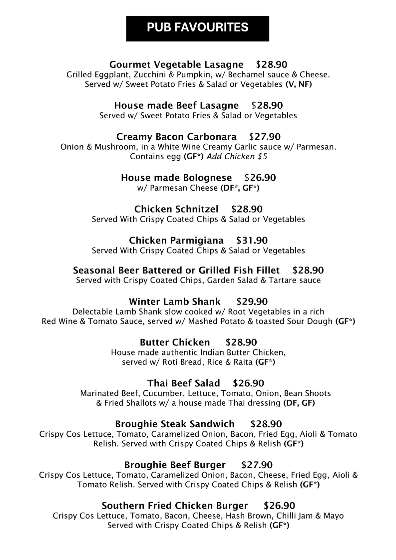 Menu Brougham Arms Hotel-3